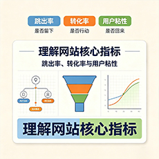 安庆建站-理解网站核心指标：跳出率、转化率与用户粘性